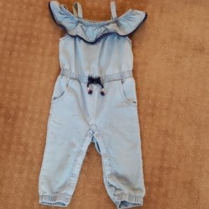 Denim Romper